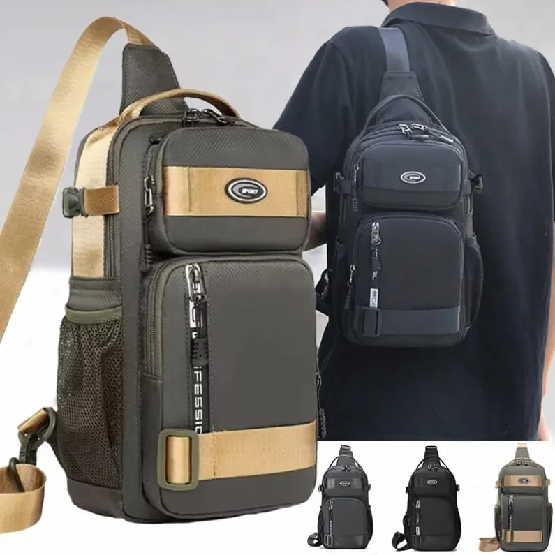 Geantă bărbătească crossbody stil călăreț
