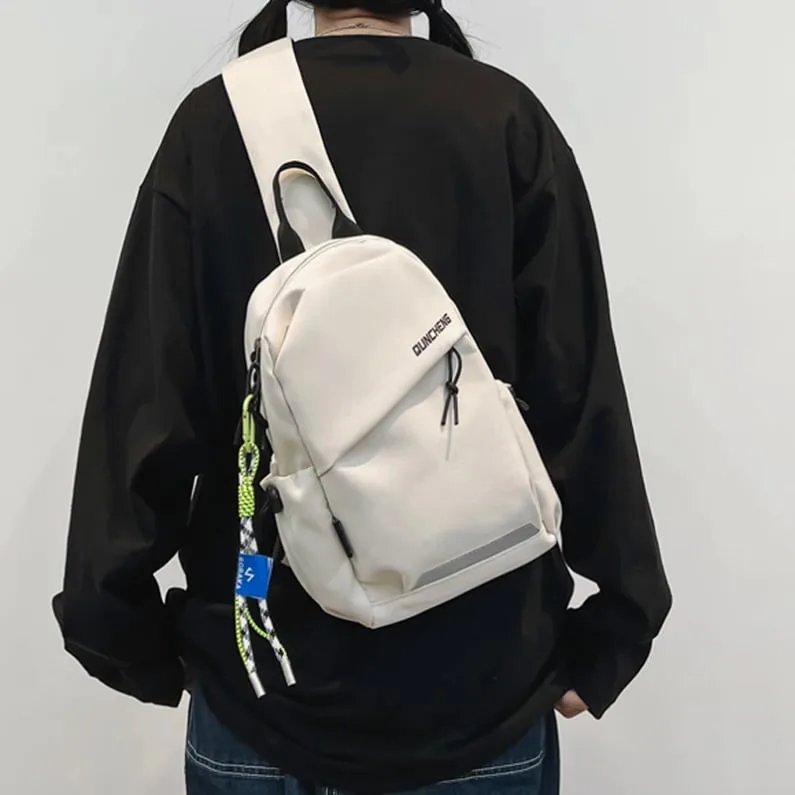 Geantă crossbody compactă negru și roșu