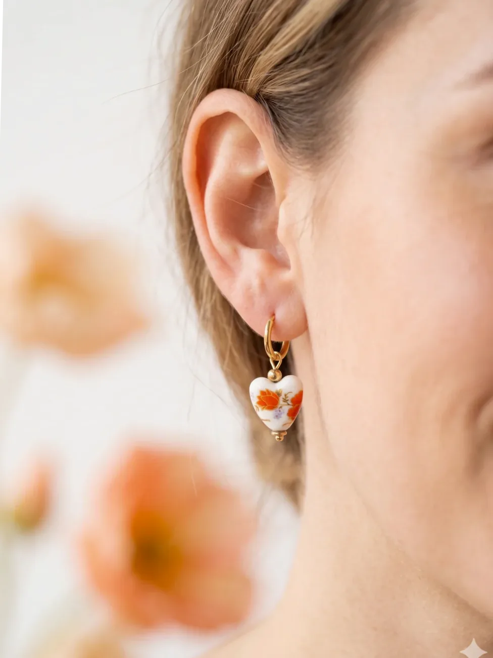 Blue Porcelain Collection – Gold-Plated Stainless Steel Jewelry