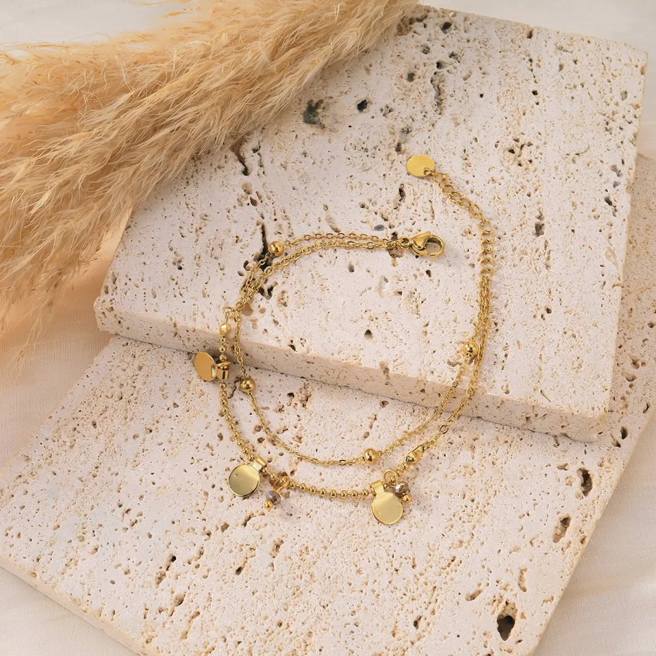 Multi-Chain Stainless Steel Bracelets – Trendy Layering
