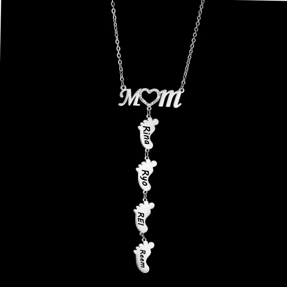 Collier acier inoxydable personnalisable au prénom — vue 5 — Gemzara