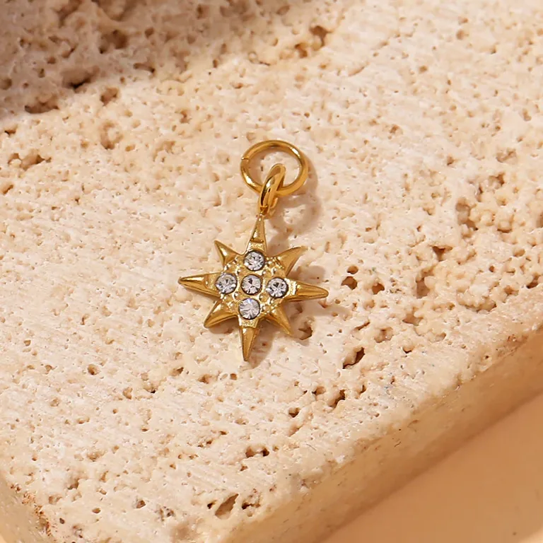 Pingentes estrela strass conjunto 3 peças